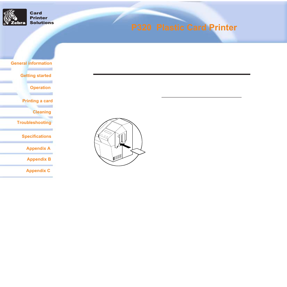 P320 i plastic card printer, Feeding one card at a time | Zebra Technologies P320i User Manual | Page 18 / 49