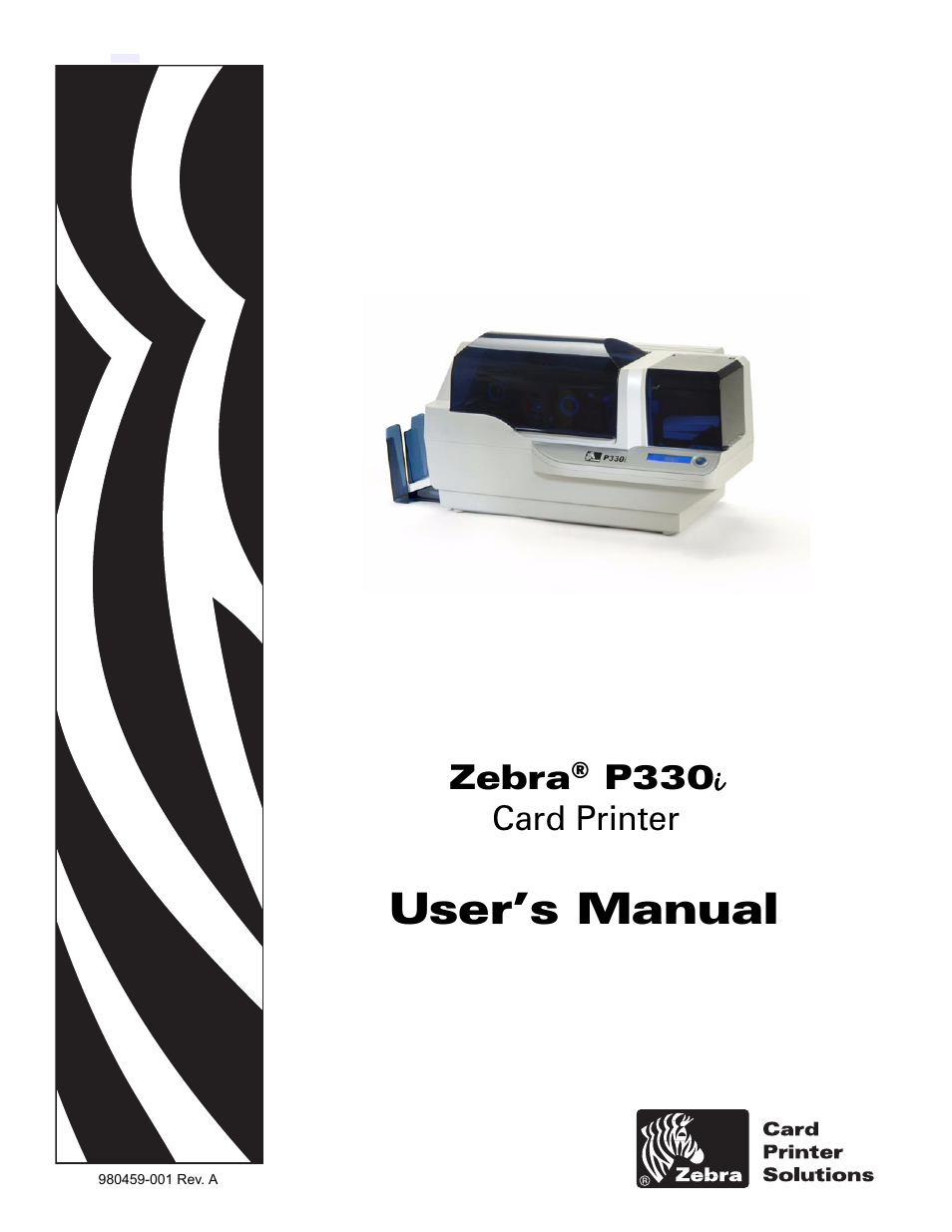 Zebra Technologies zebra card printer zebra p330 User Manual | 66 pages
