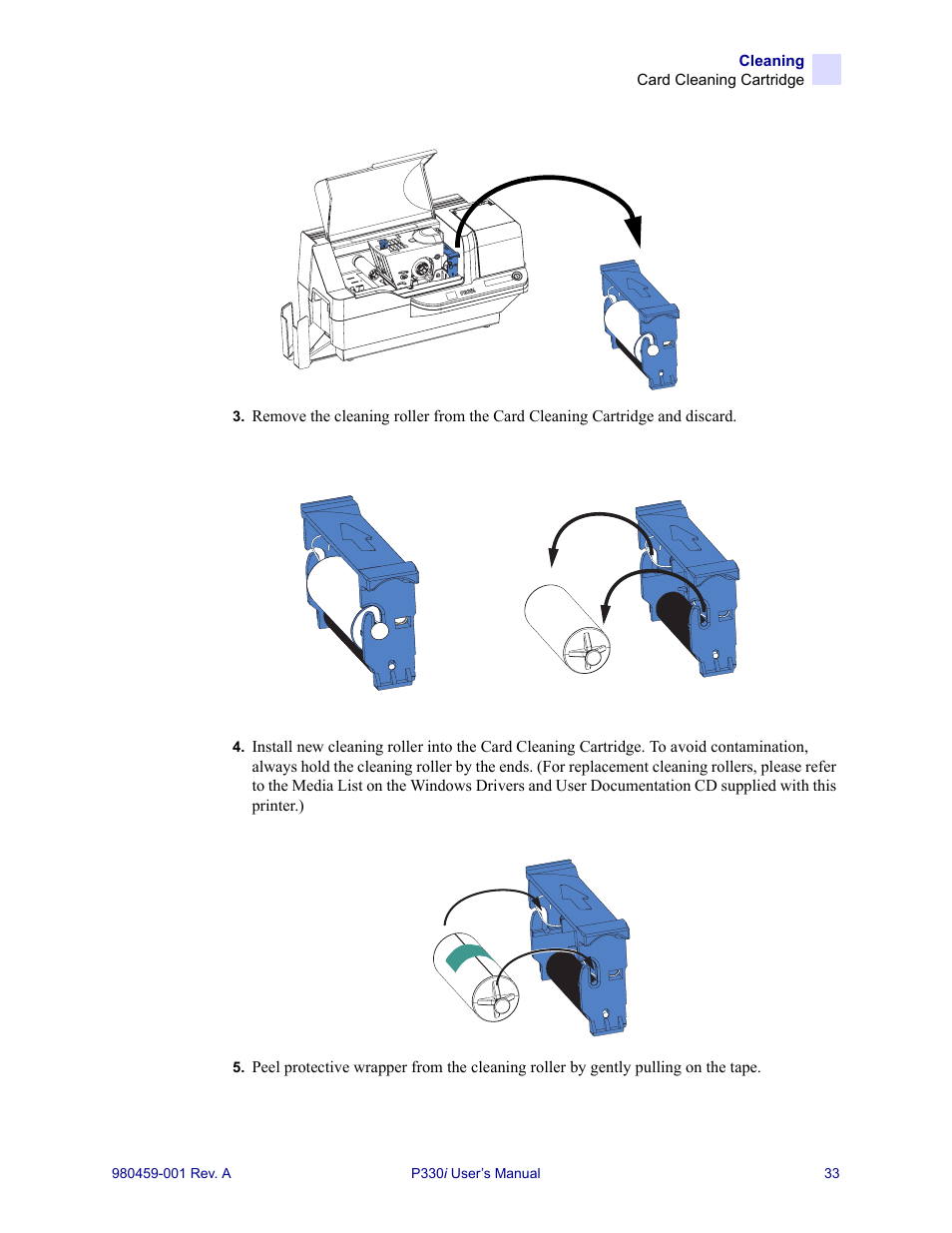 Zebra Technologies zebra card printer zebra p330 User Manual | Page 45 / 66