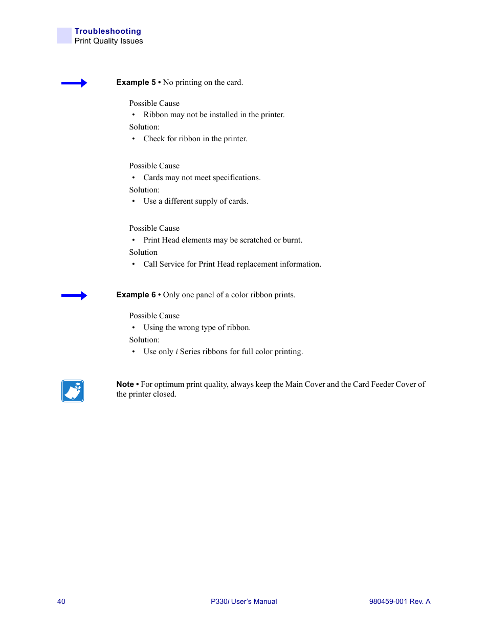 Zebra Technologies zebra card printer zebra p330 User Manual | Page 52 / 66