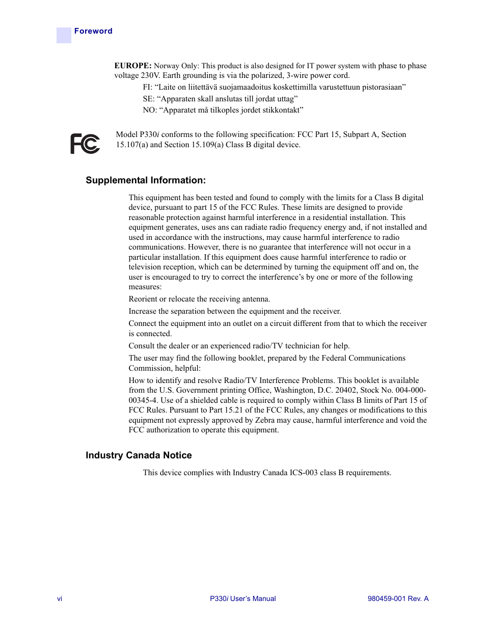 Zebra Technologies zebra card printer zebra p330 User Manual | Page 6 / 66