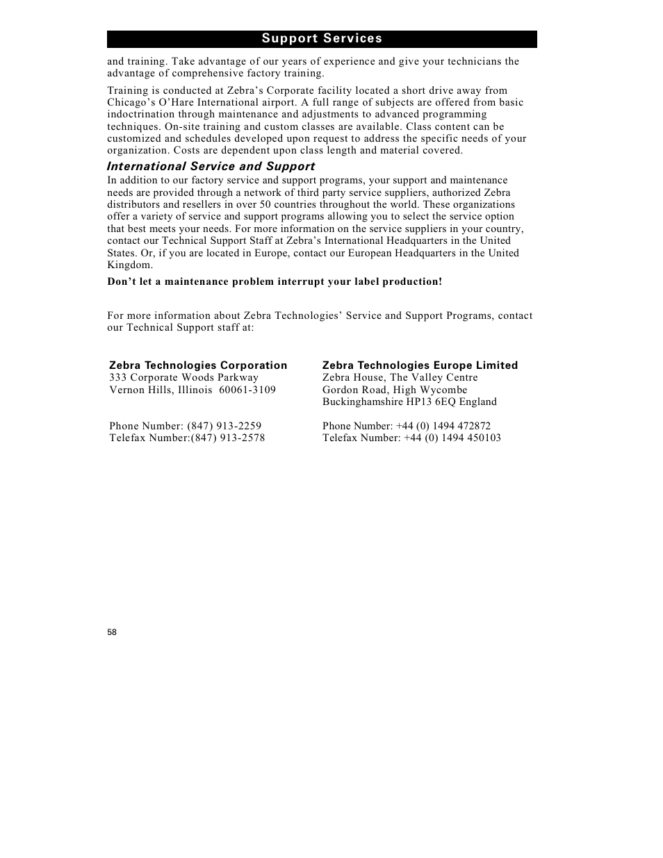 Zebra Technologies S-300 User Manual | Page 66 / 80