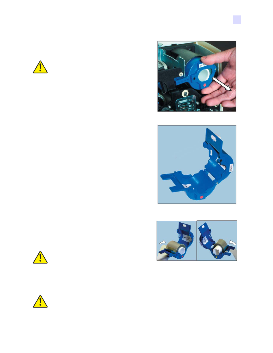 Loading the cassettes | Zebra Technologies P640I User Manual | Page 27 / 93