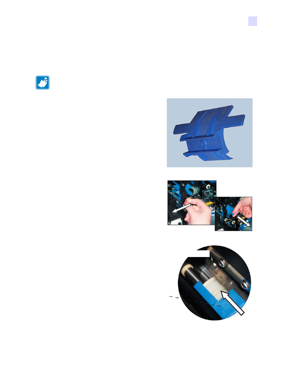 Clearing the laminate channels | Zebra Technologies P640I User Manual | Page 29 / 93