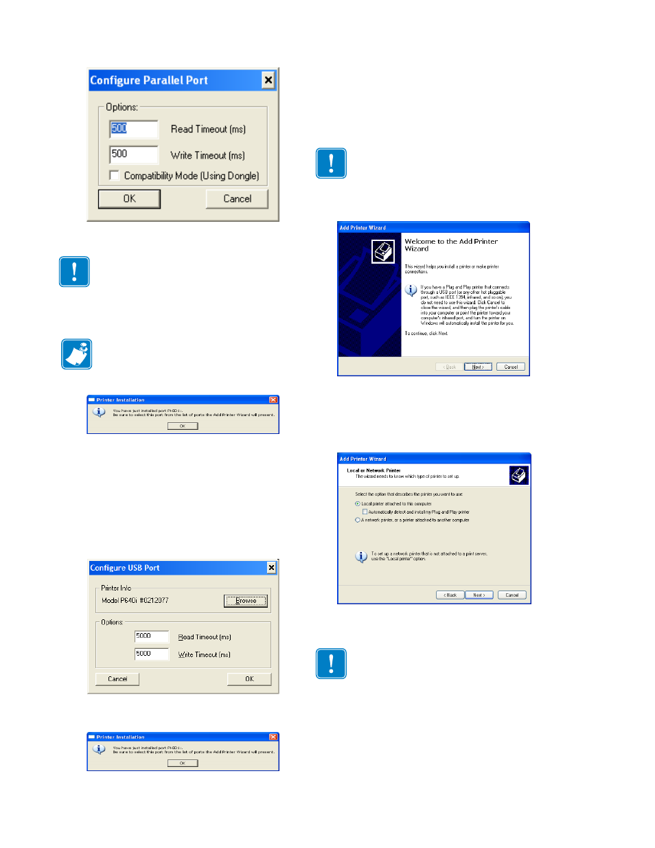 Usb port | Zebra Technologies P640I User Manual | Page 86 / 93