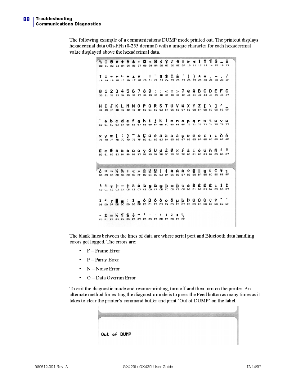 Zebra Technologies GX420T User Manual | Page 100 / 108