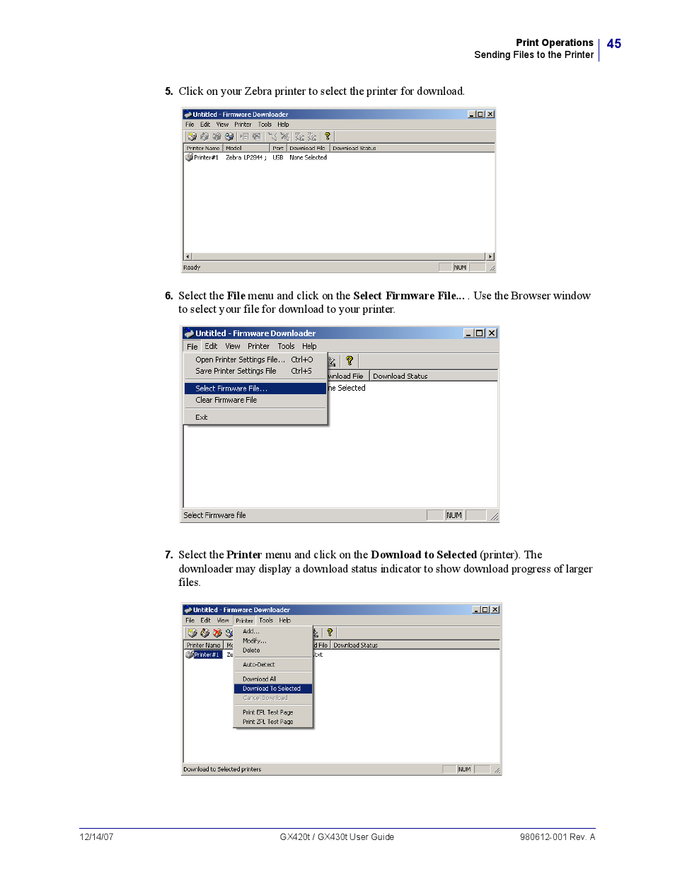 Zebra Technologies GX420T User Manual | Page 57 / 108