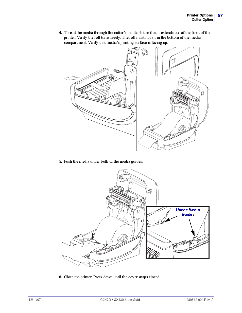 Zebra Technologies GX420T User Manual | Page 69 / 108