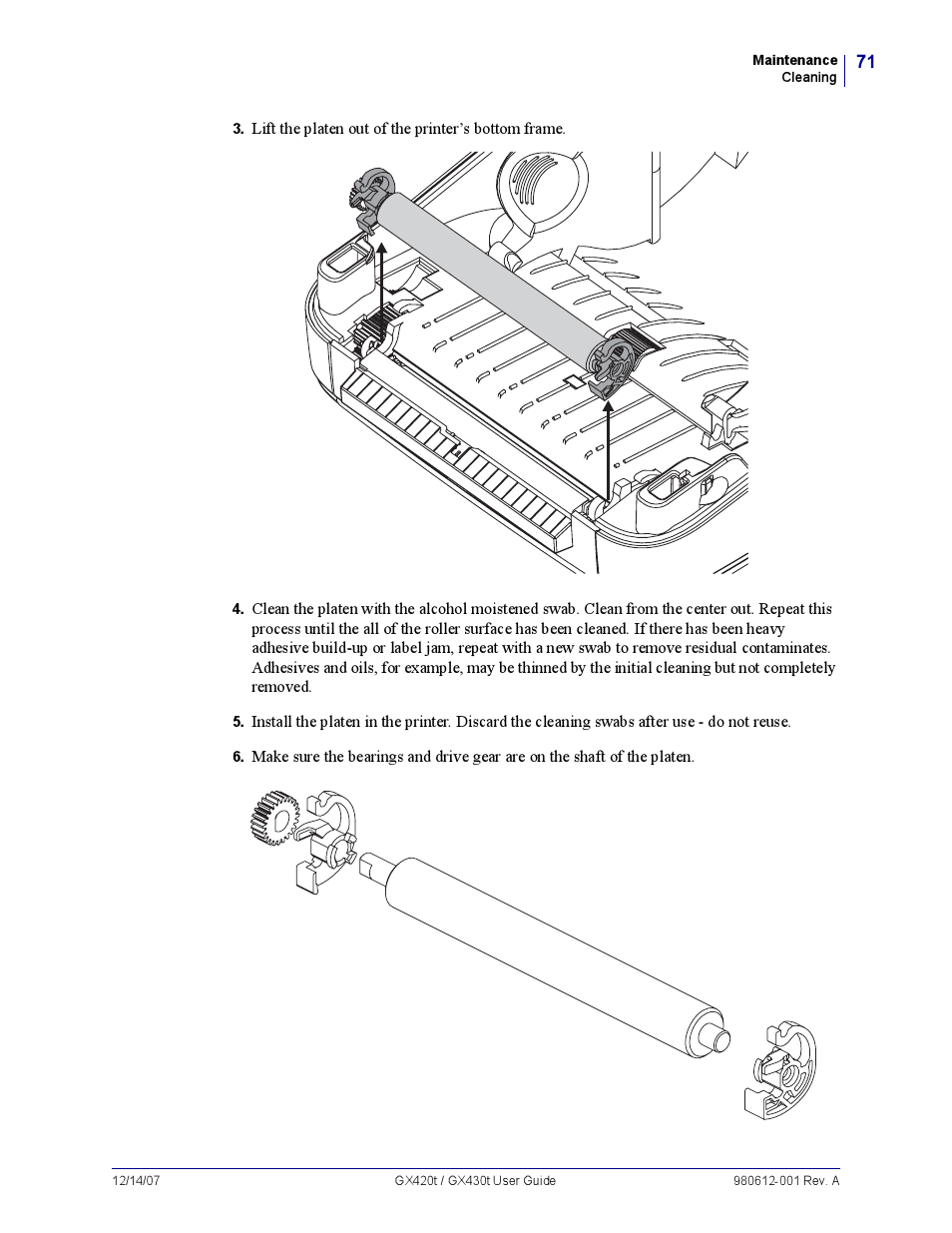 Zebra Technologies GX420T User Manual | Page 83 / 108