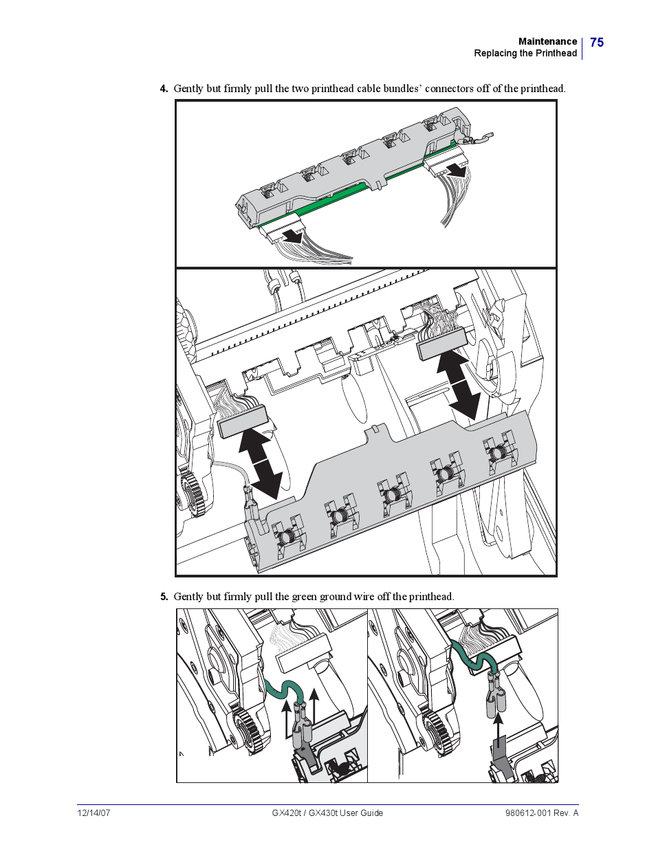 Zebra Technologies GX420T User Manual | Page 87 / 108