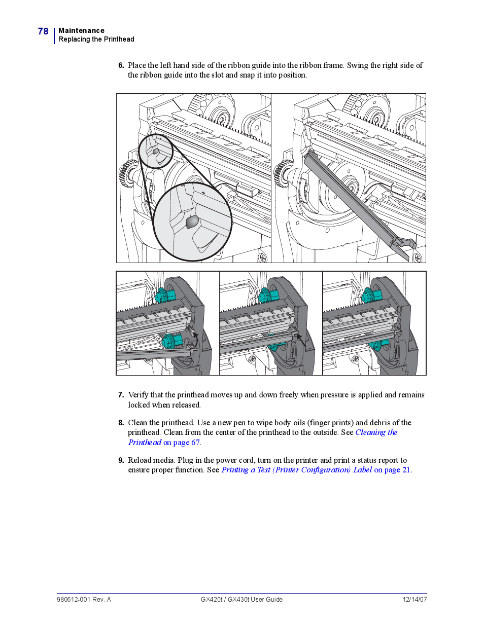 Zebra Technologies GX420T User Manual | Page 90 / 108