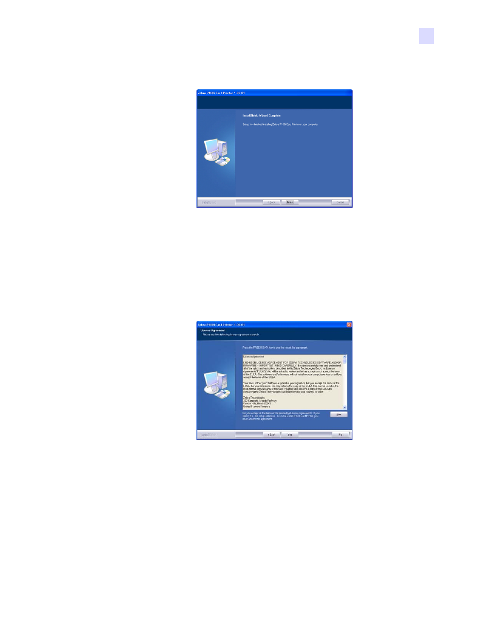 Ethernet driver installation | Zebra Technologies P100iTM User Manual | Page 23 / 76