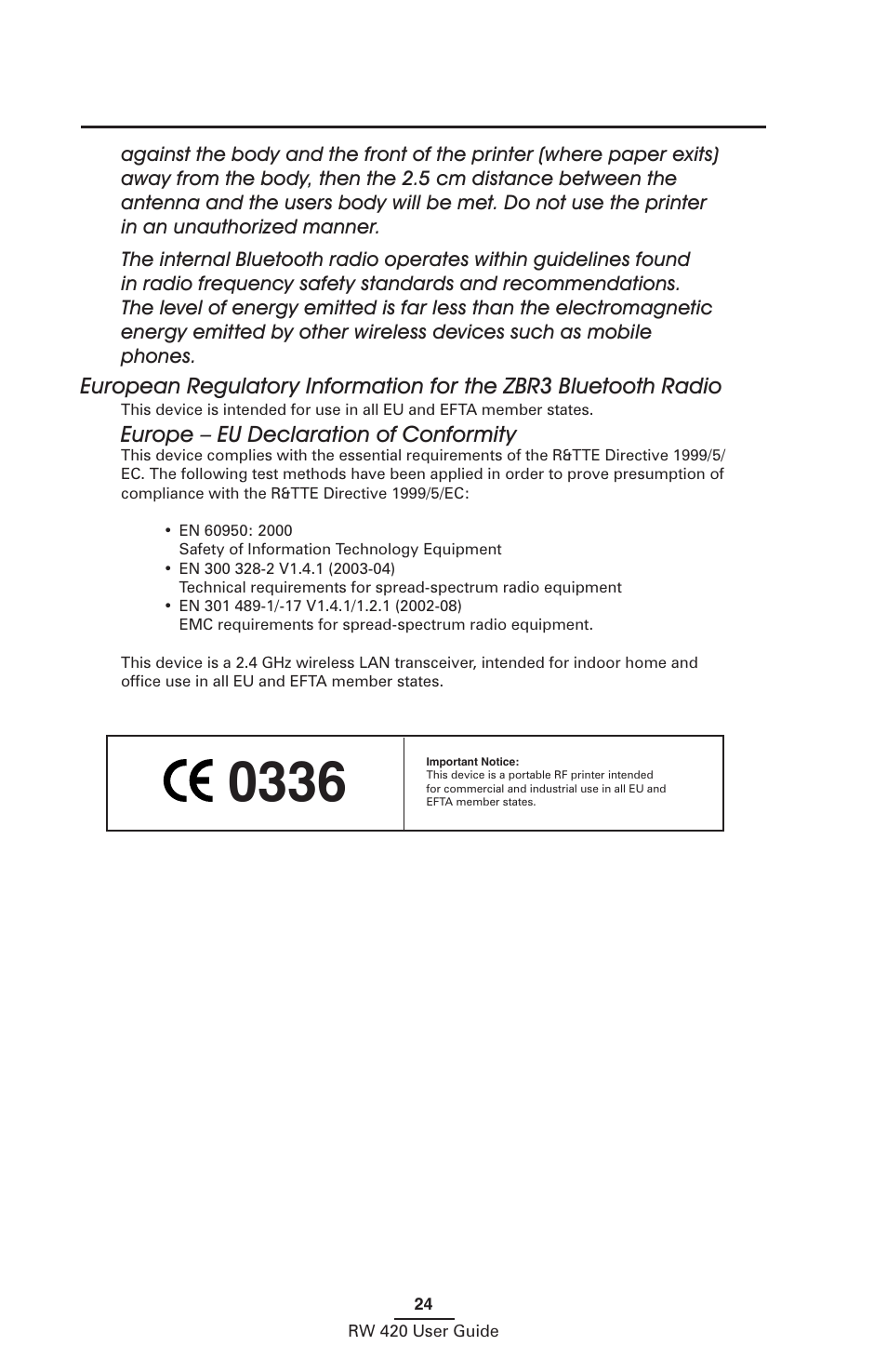 Zebra Technologies LI 72 User Manual | Page 24 / 62