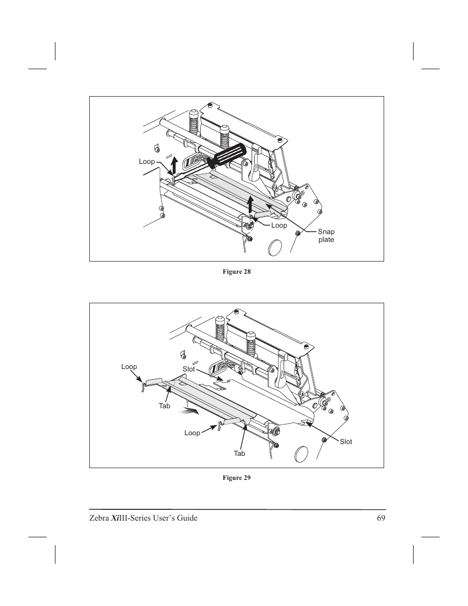 Figure 28, Figure 29 | Zebra Technologies XiIII User Manual | Page 75 / 108