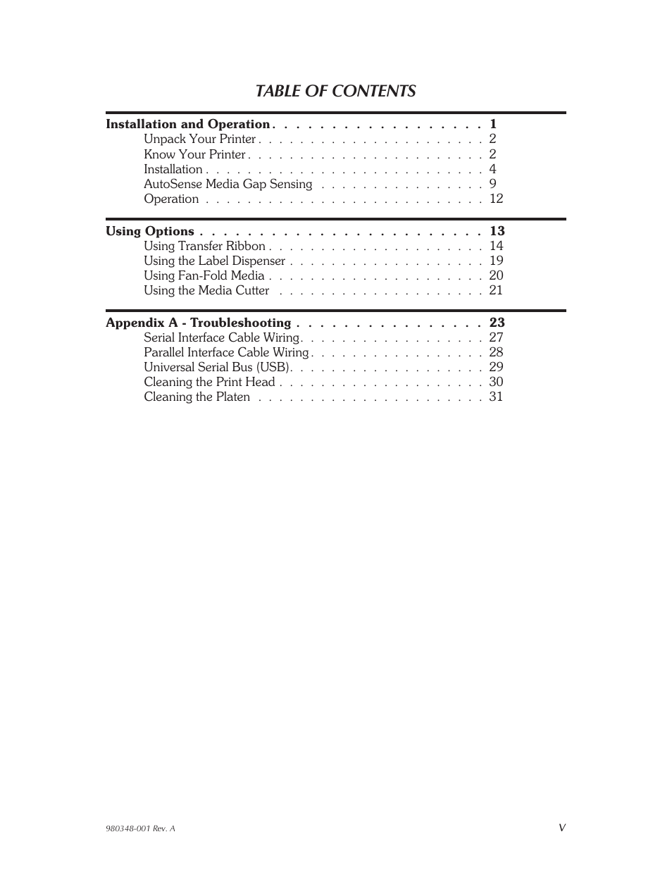 Zebra Technologies 2844 User Manual | Page 5 / 38