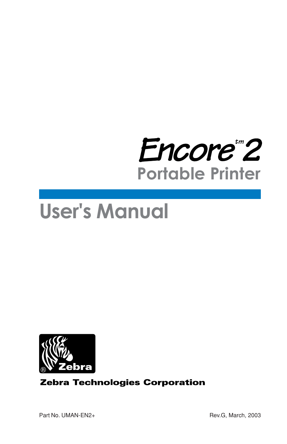 Zebra Technologies 2 User Manual | 40 pages