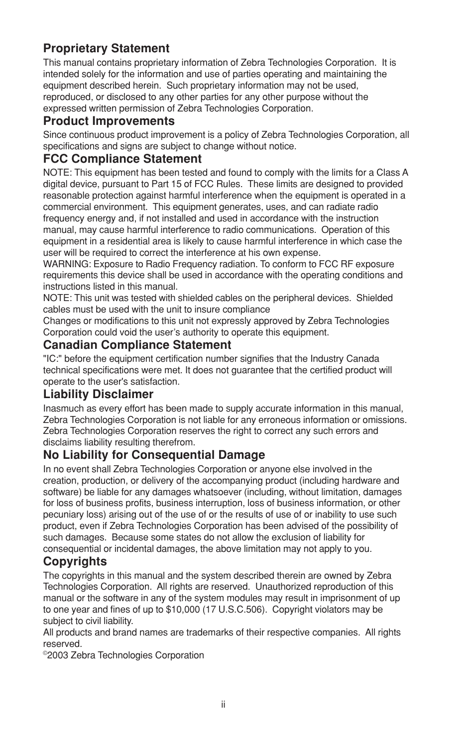 Zebra Technologies 2 User Manual | Page 2 / 40