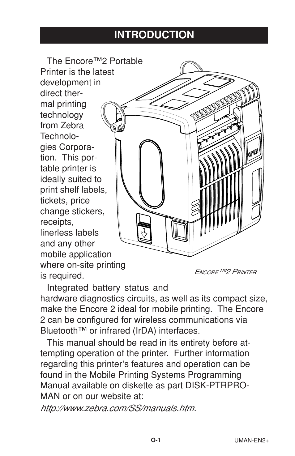 Introduction | Zebra Technologies 2 User Manual | Page 7 / 40
