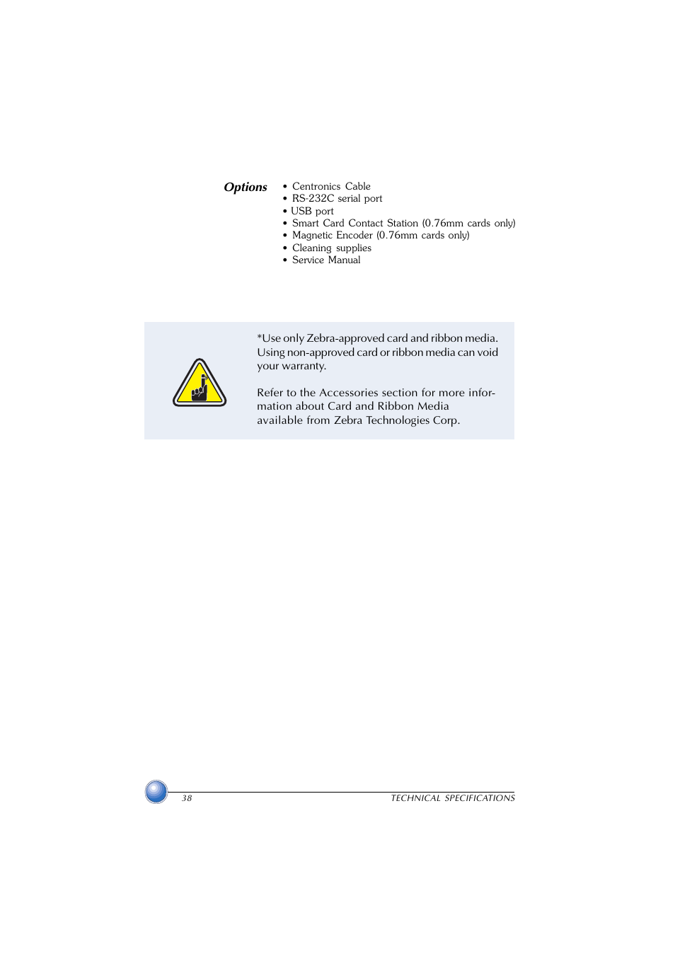 Zebra Technologies P420 User Manual | Page 45 / 54