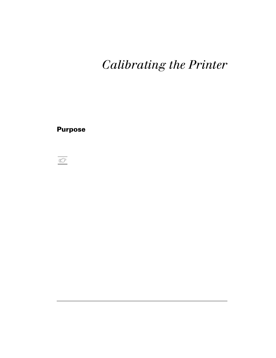 Calibrating the printer, Purpose, Aoãaïíïlн-гпlг | 3xusrvh | Zebra Technologies Z6M User Manual | Page 13 / 112