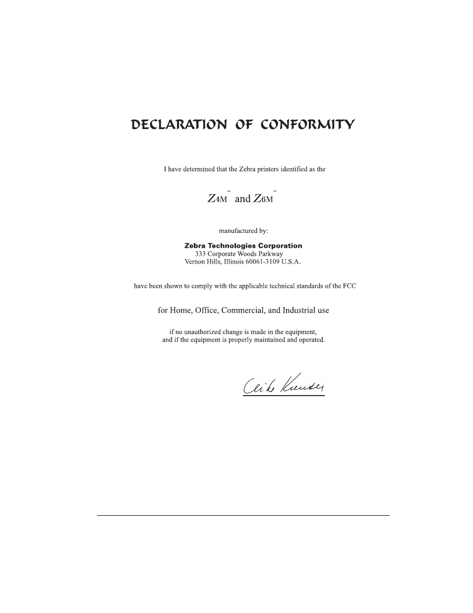 Zebra Technologies Z6M User Manual | Page 3 / 112