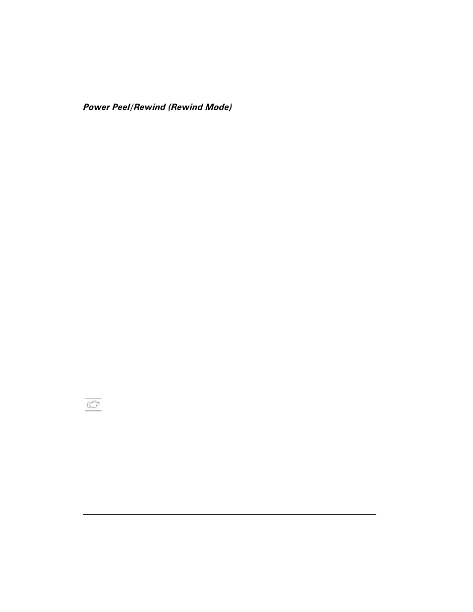 Power peel/rewind (rewind mode) | Zebra Technologies Z6M User Manual | Page 38 / 112