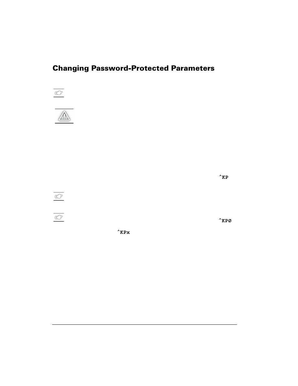 Changing password-protected parameters, Kdqjlqj 3dvvzrug3urwhfwhg 3dudphwhuv | Zebra Technologies Z6M User Manual | Page 46 / 112