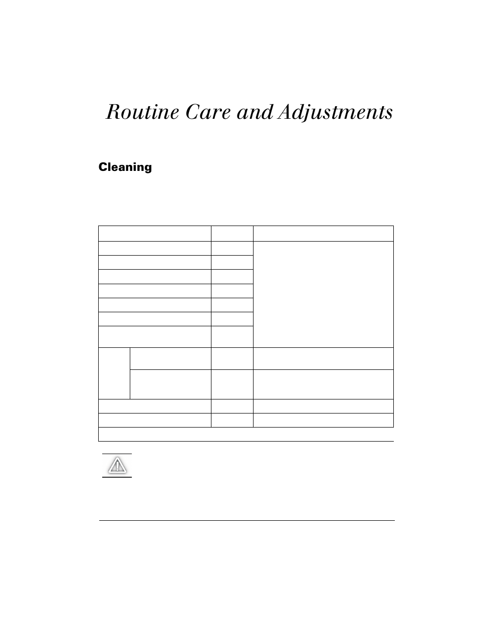 Routine care and adjustments, Cleaning, Øïlí aãlíací cøæïlïæ | Ohdqlqj | Zebra Technologies Z6M User Manual | Page 63 / 112