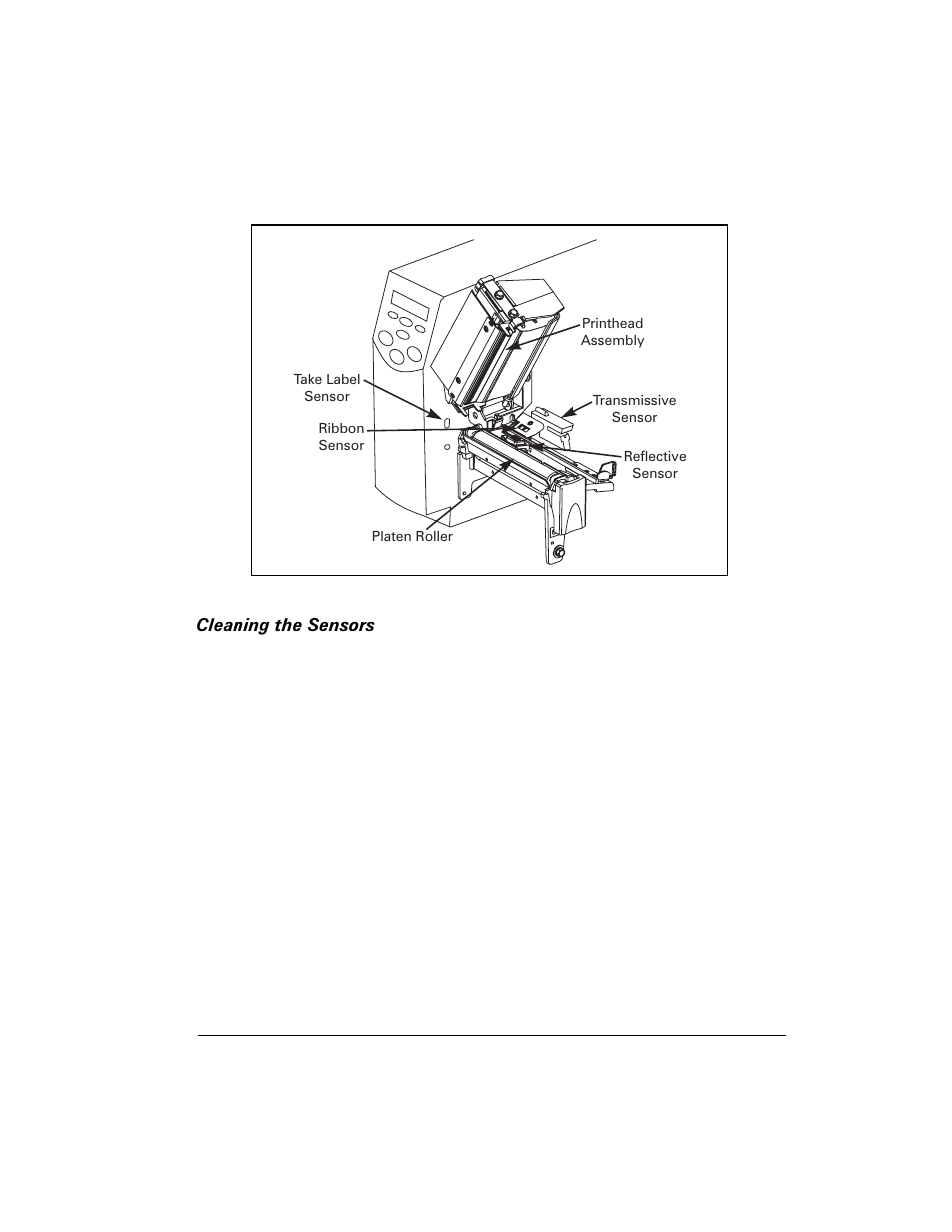 Cleaning the sensors | Zebra Technologies Z6M User Manual | Page 65 / 112