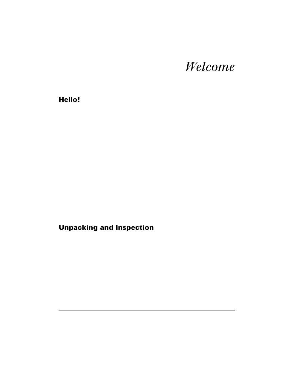 Welcome, Hello, Unpacking and inspection | 2aolíyí пlпж, Lyl, Hello! unpacking and inspection, Hoor, 8qsdfnlqj dqg ,qvshfwlrq | Zebra Technologies Z6M User Manual | Page 9 / 112