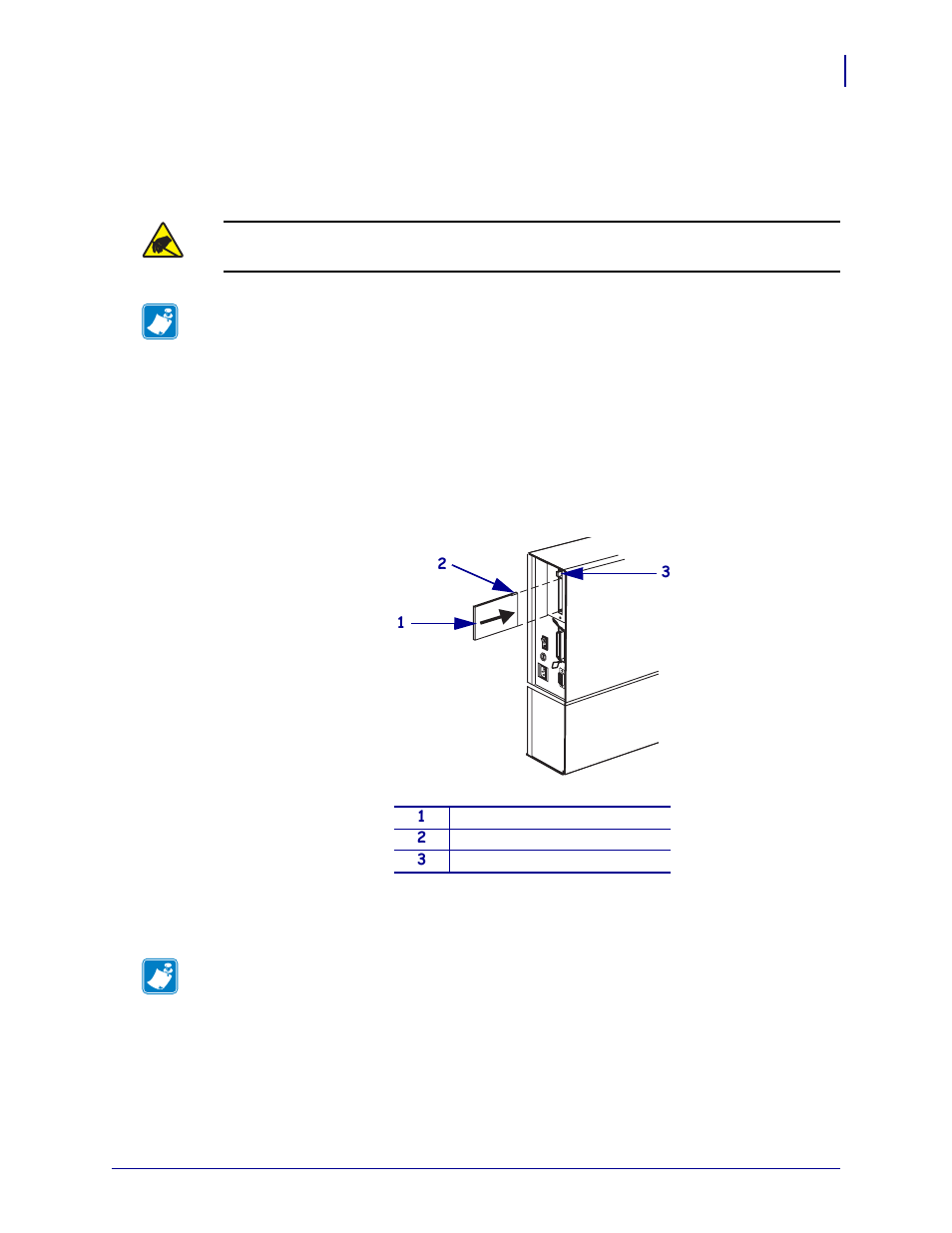 Install memory card | Zebra Technologies Z4Mplus User Manual | Page 73 / 166