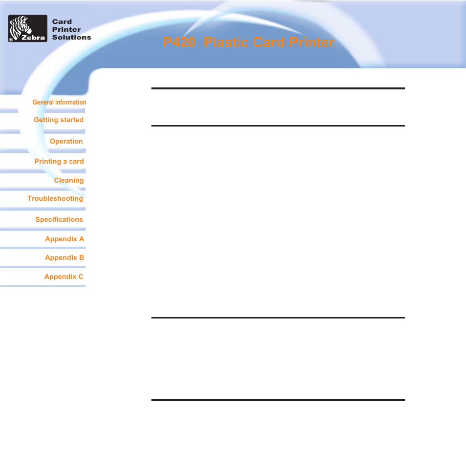 P420 i plastic card printer, Foreword, Return materials authorization | Copyright notice, Trademarks | Zebra Technologies P420i User Manual | Page 2 / 53