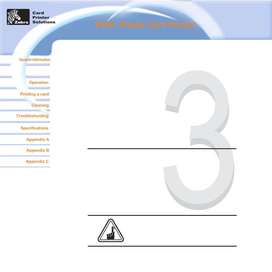 Printing a sample card, Rinting a sample card, P420 i plastic card printer | Zebra Technologies P420i User Manual | Page 26 / 53