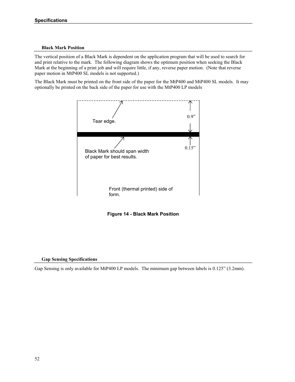 Zebra Technologies MtP400 User Manual | Page 58 / 63