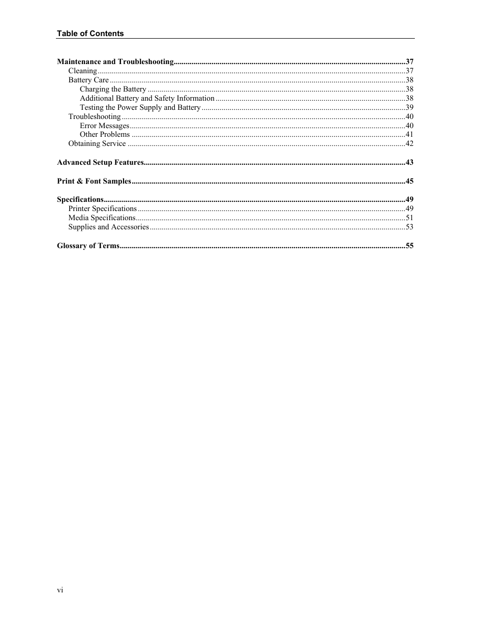 Zebra Technologies MtP400 User Manual | Page 6 / 63