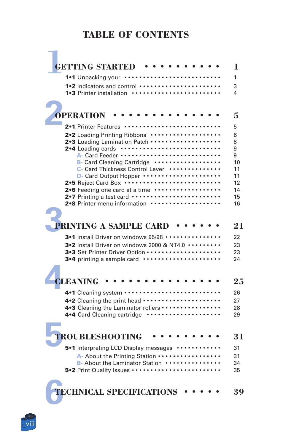 Zebra Technologies P520 User Manual | Page 8 / 64