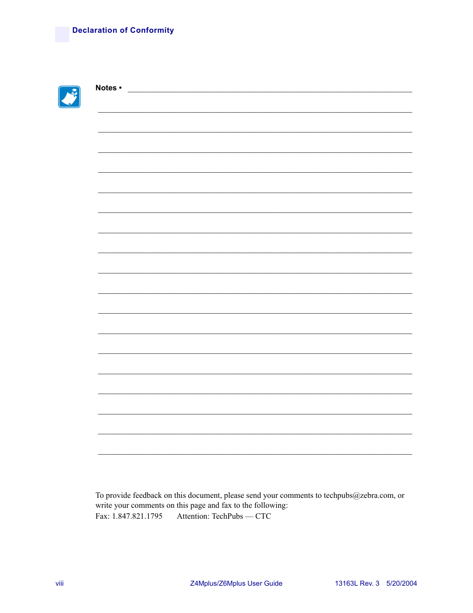 Zebra Technologies Z6Mplus User Manual | Page 10 / 142