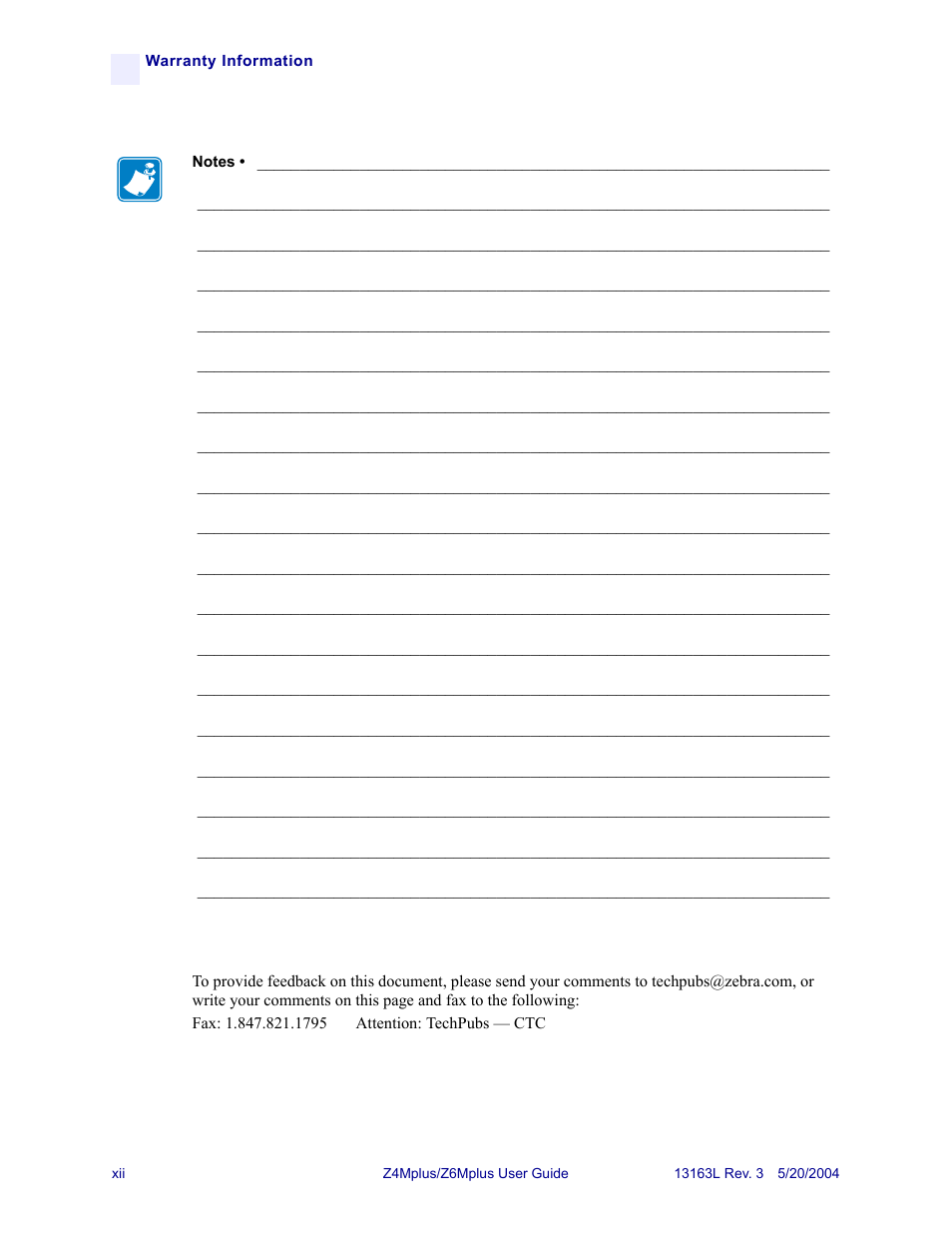 Zebra Technologies Z6Mplus User Manual | Page 14 / 142