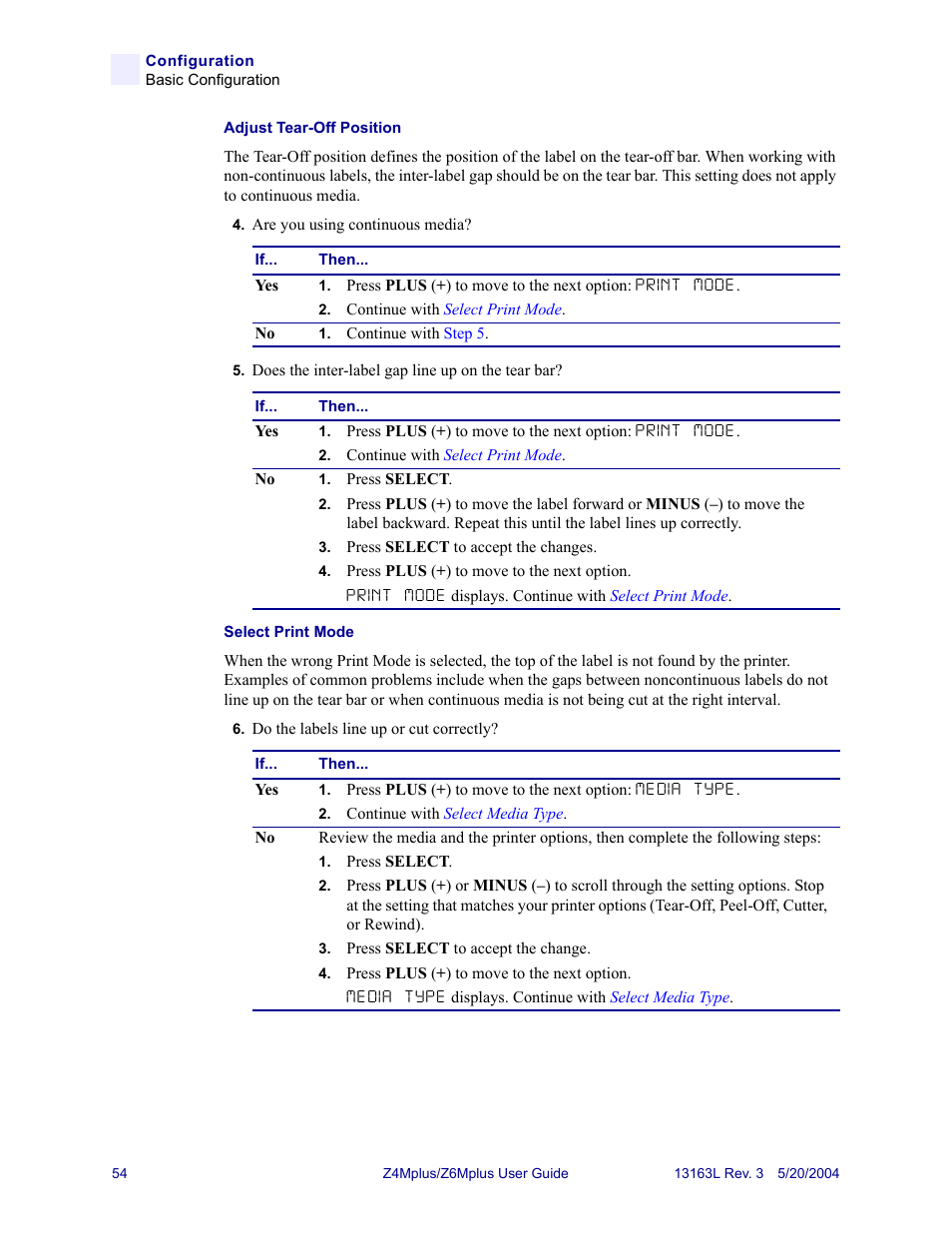 Zebra Technologies Z6Mplus User Manual | Page 72 / 142