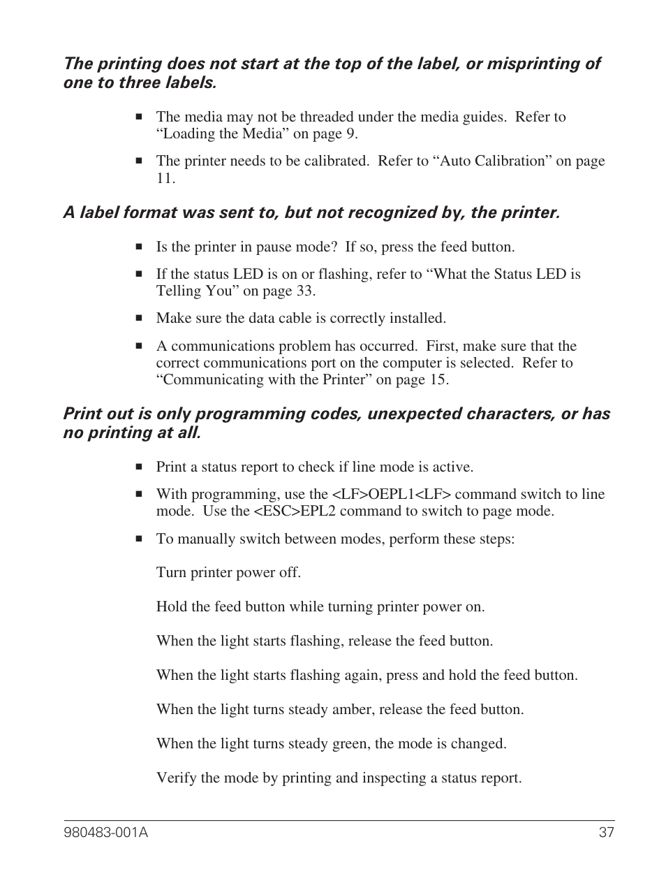 Zebra Technologies Desktop Printer User Manual | Page 45 / 54