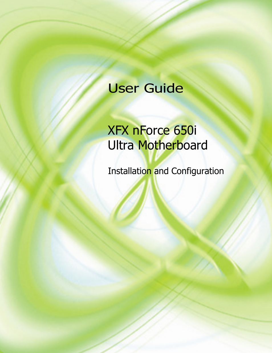 XFX 650I User Manual | 121 pages