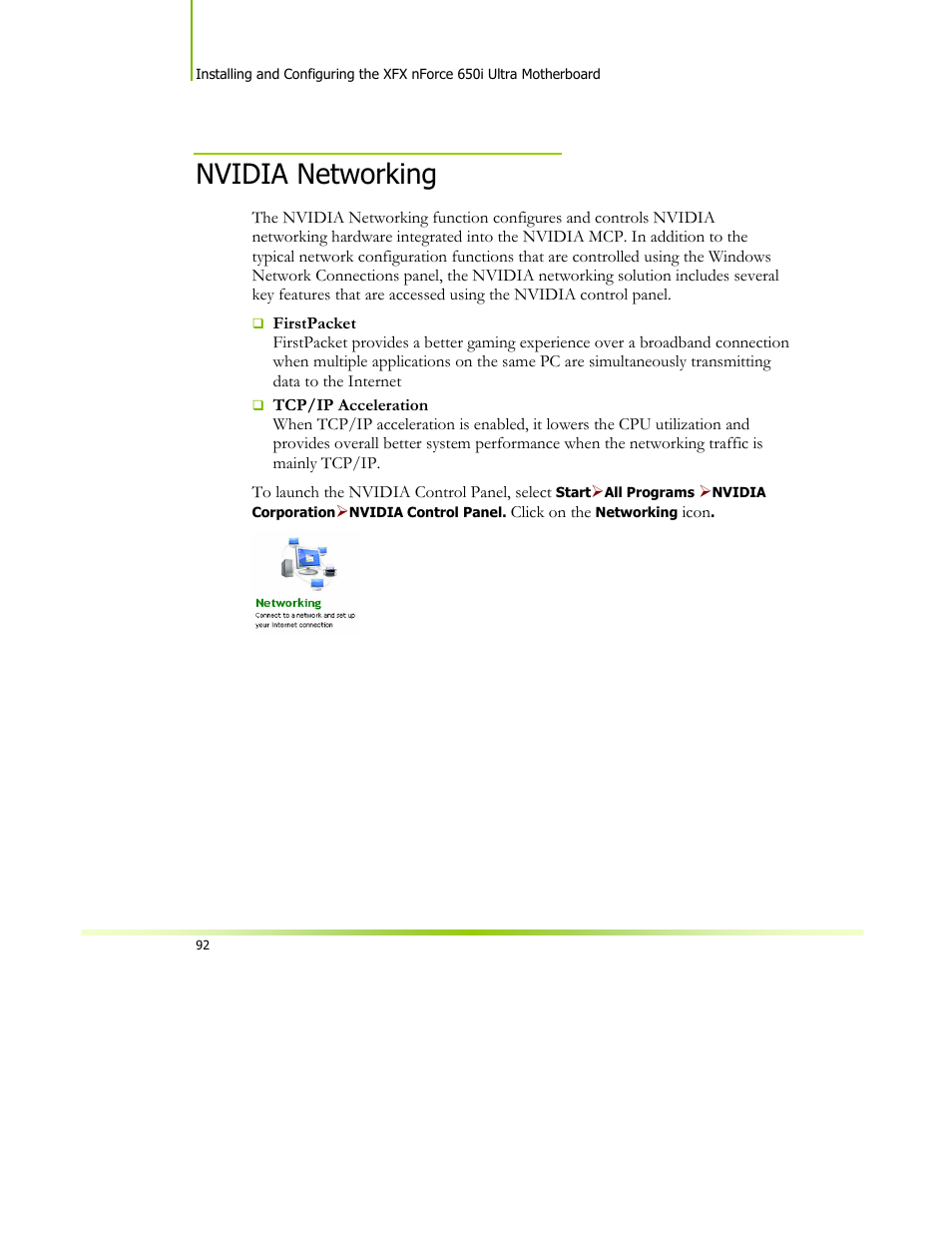 Nvidia networking | XFX 650I User Manual | Page 106 / 121