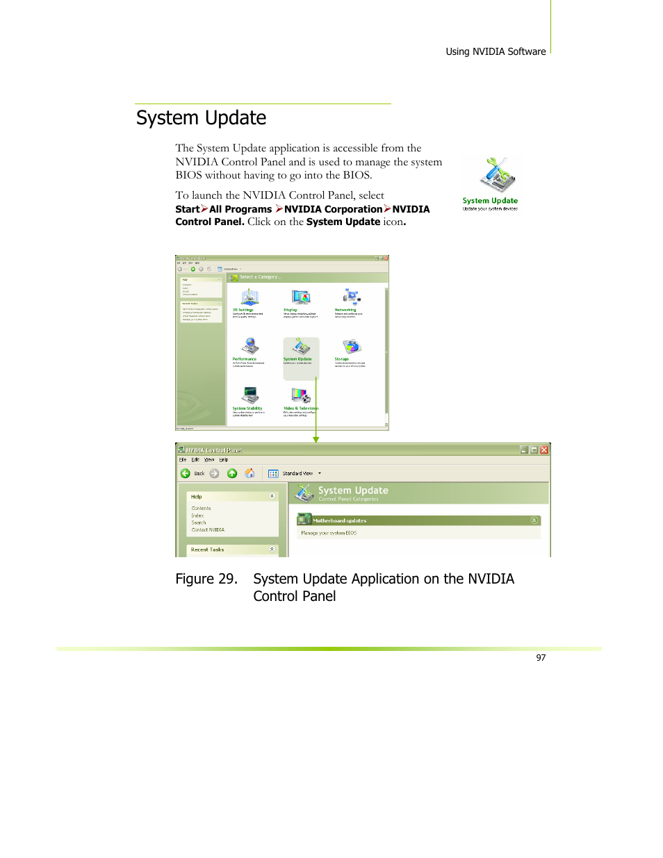 System update | XFX 650I User Manual | Page 111 / 121