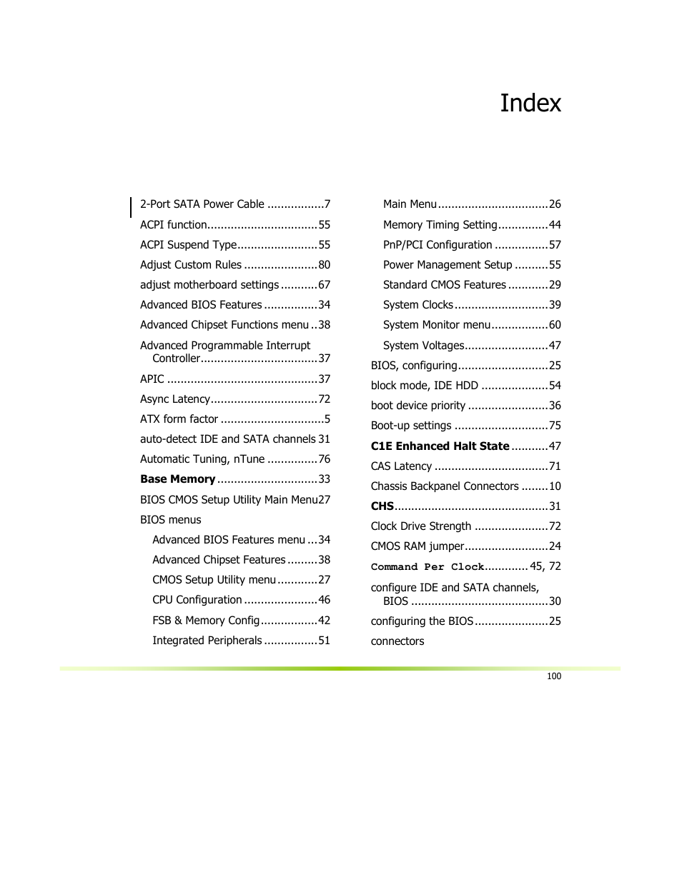 Index | XFX 650I User Manual | Page 114 / 121