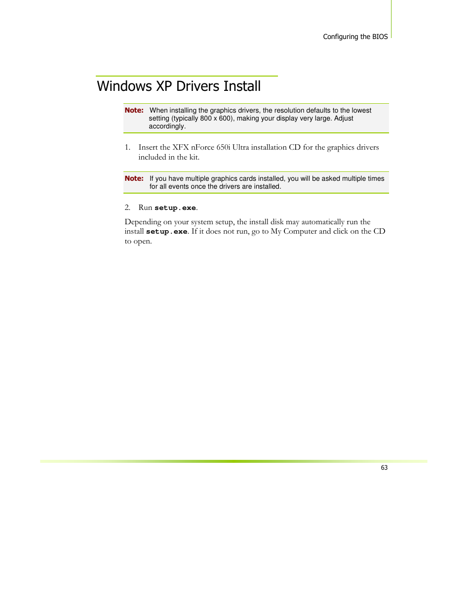 Windows xp drivers install | XFX 650I User Manual | Page 77 / 121