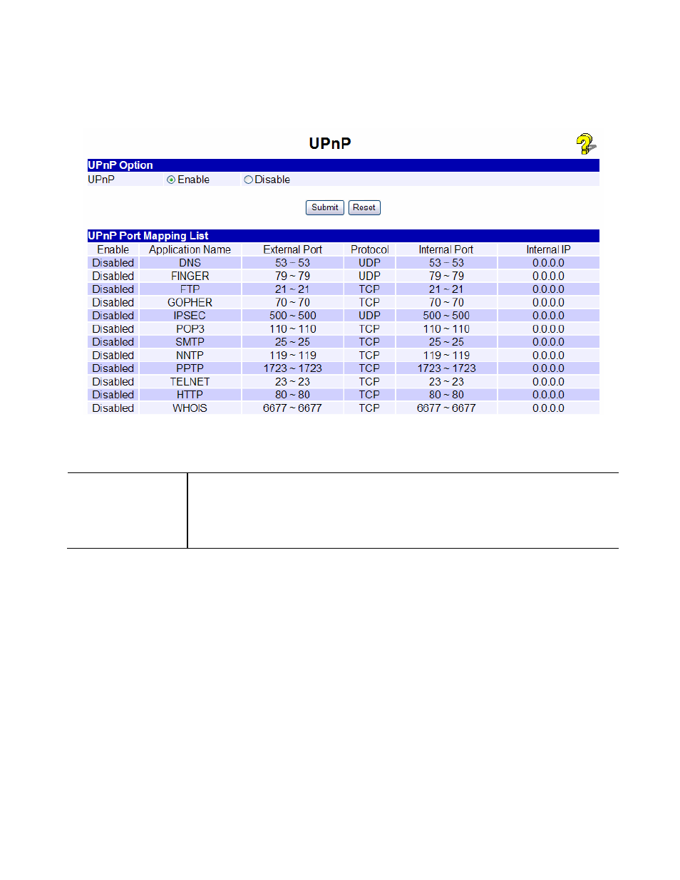 Upnp (available in the xc-dpg502), Settings – upnp | XiNCOM Twin WAN XC-DPG402 User Manual | Page 45 / 79