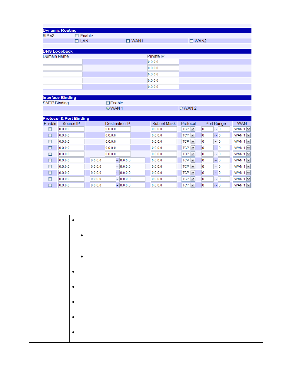 Settings – advanced features | XiNCOM Twin WAN XC-DPG402 User Manual | Page 51 / 79