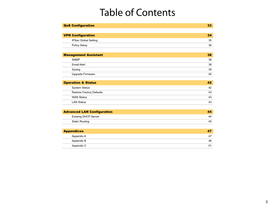 XiNCOM Twin WAN XC-DPG503 User Manual | Page 3 / 51