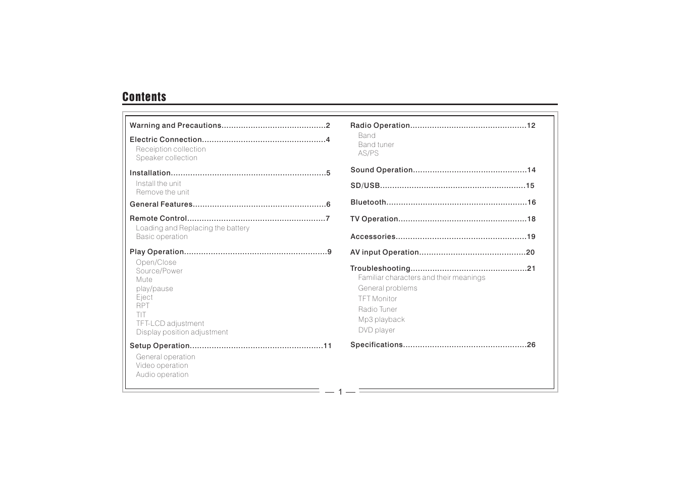 XO Vision X348NT User Manual | Page 2 / 27