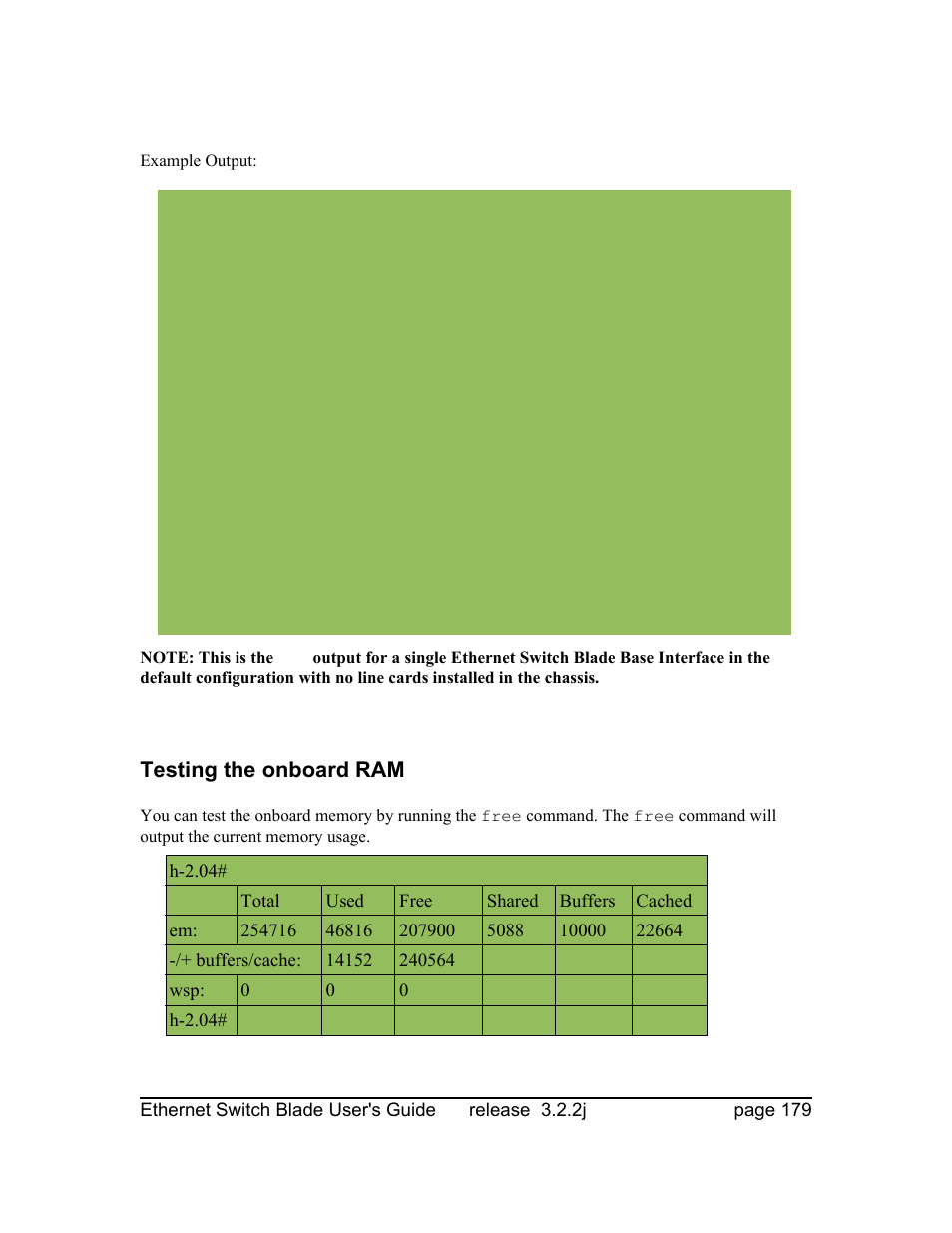 Testing the onboard ram | Znyx Networks bh5700 User Manual | Page 179 / 359